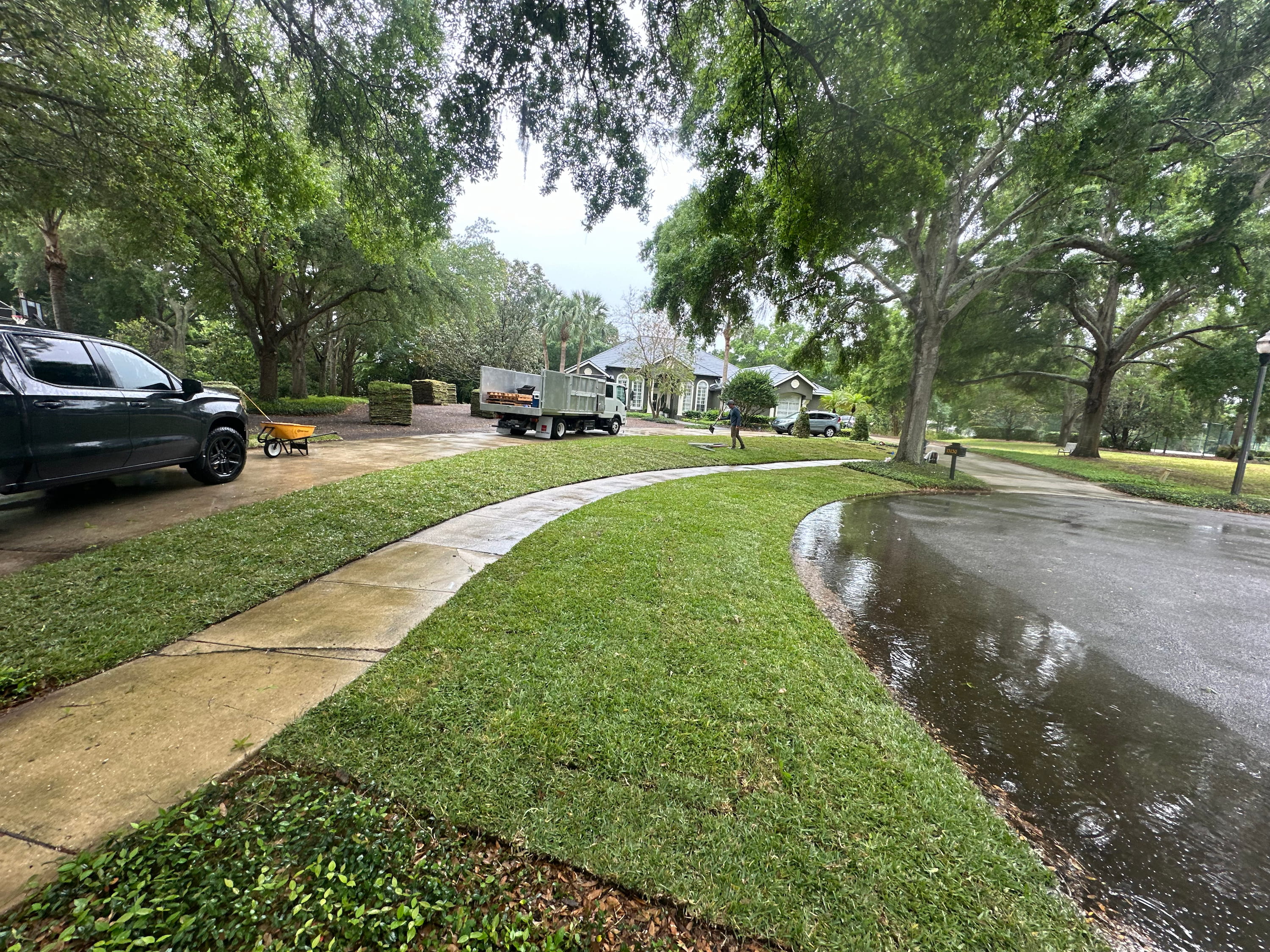 Sod installation project 5 Orlando FL